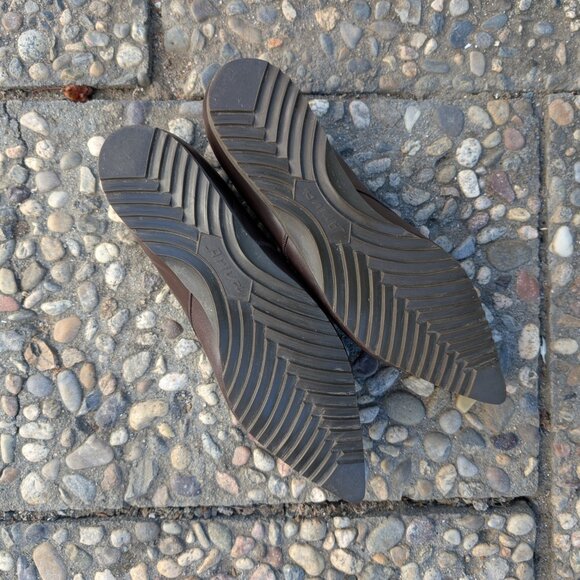 Vintage Shoes Brown Flats Pointy toe German Görtz Womens 10.5 - Picture 3 of 8